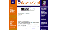 Desktop Screenshot of oskwarek.pl