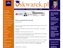 Tablet Screenshot of oskwarek.pl